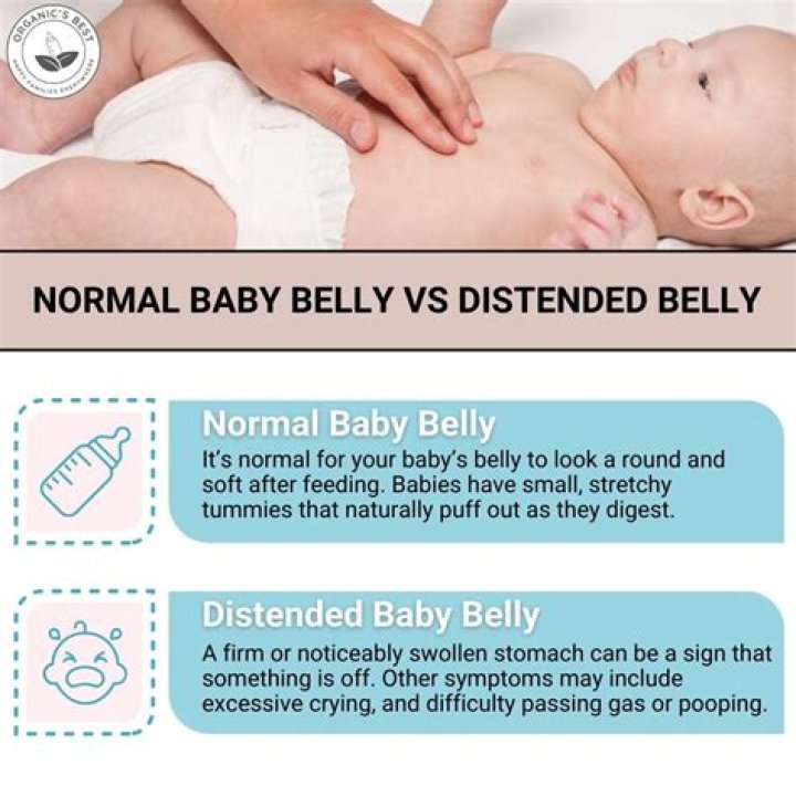 Why does my baby have a distended stomach?