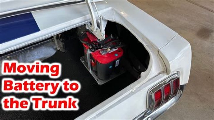 Why does my charger have a battery in the trunk?