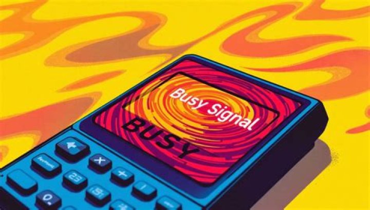Why does my home phone have a busy signal?