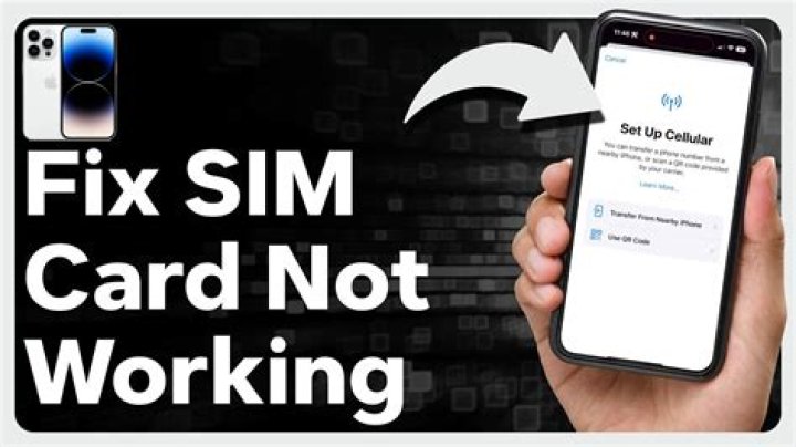 Why is my Fido SIM card not working?