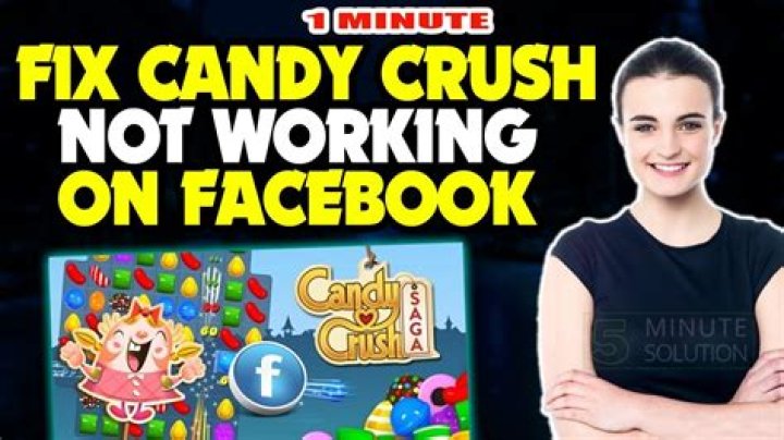 Why will Candy Crush not connect to Facebook?